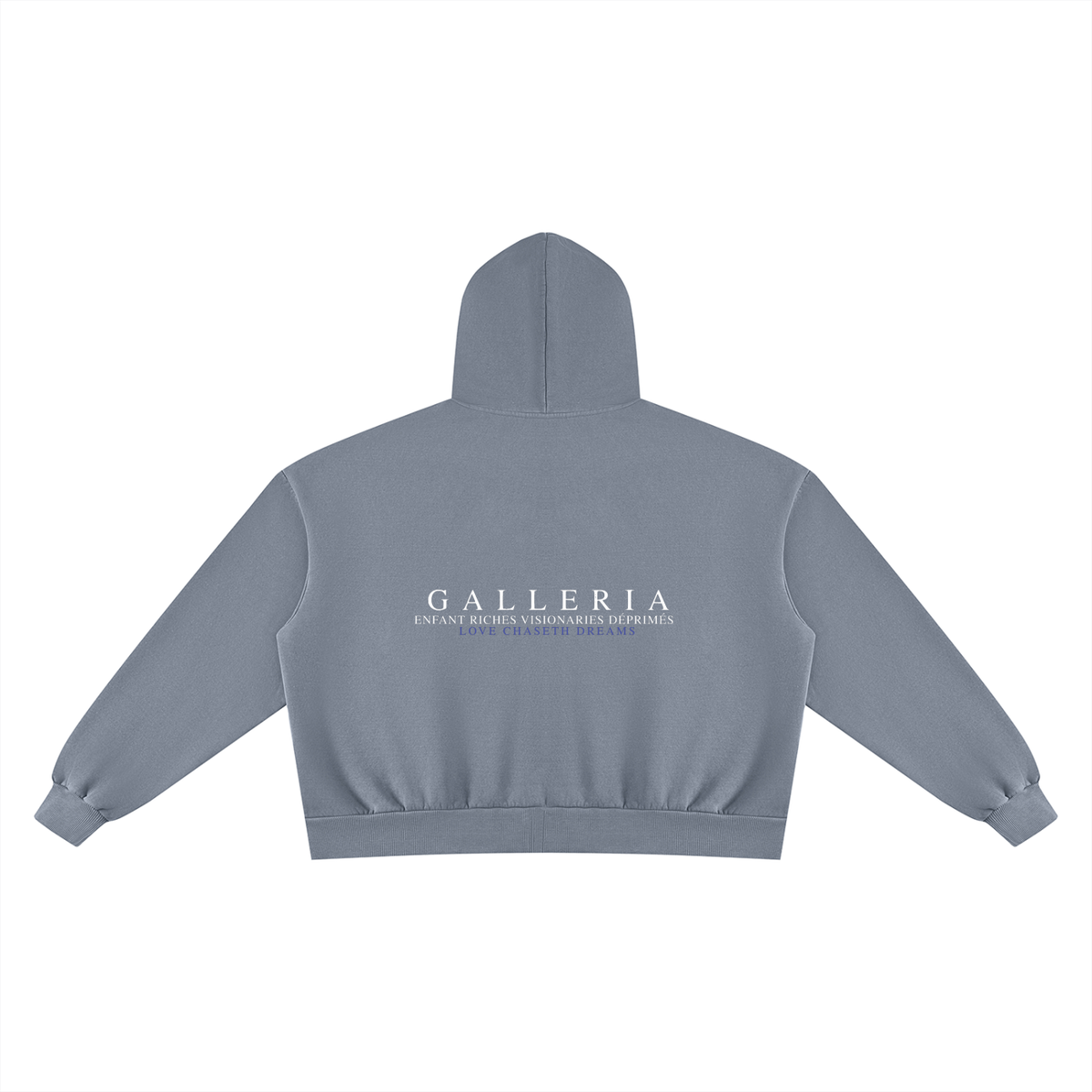 Unisex Vintage Wash Fleece Boxy Hoodie