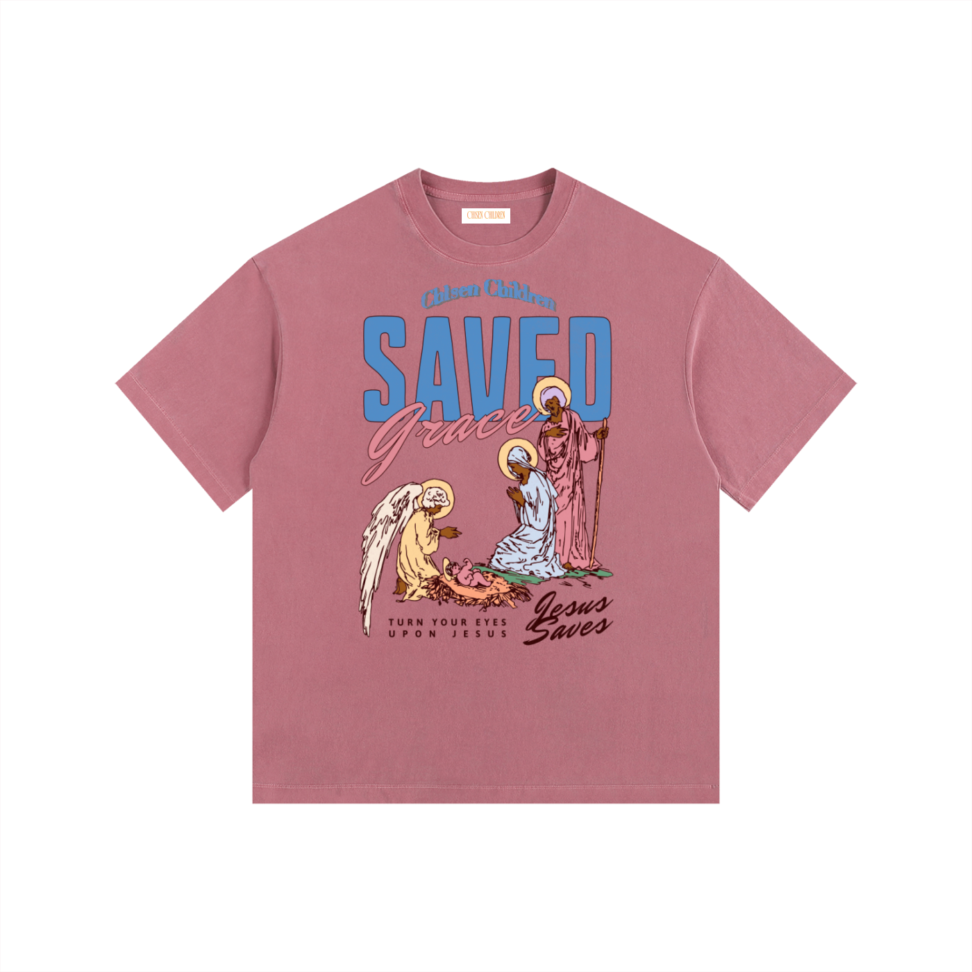 Vintage Washed Oversized Cotton T-Shirt