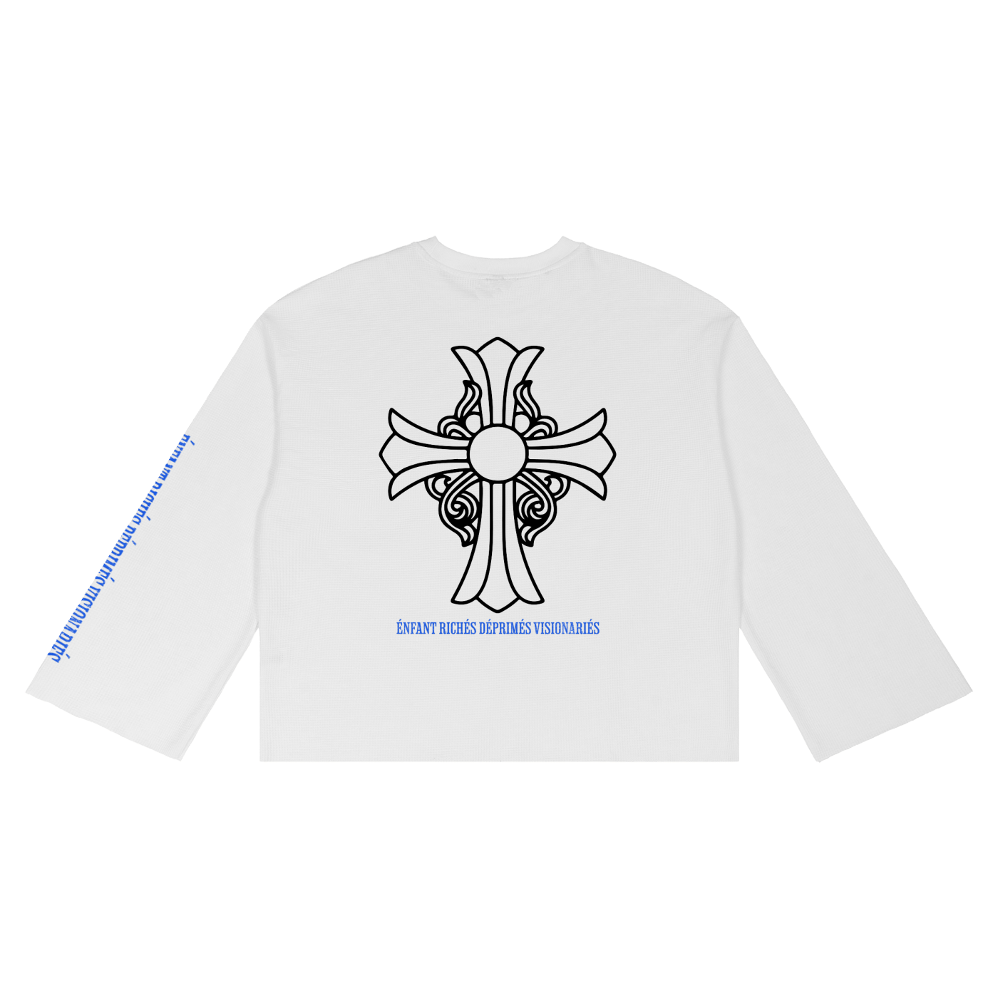 Unisex Waffle Raw Edge T-Shirt