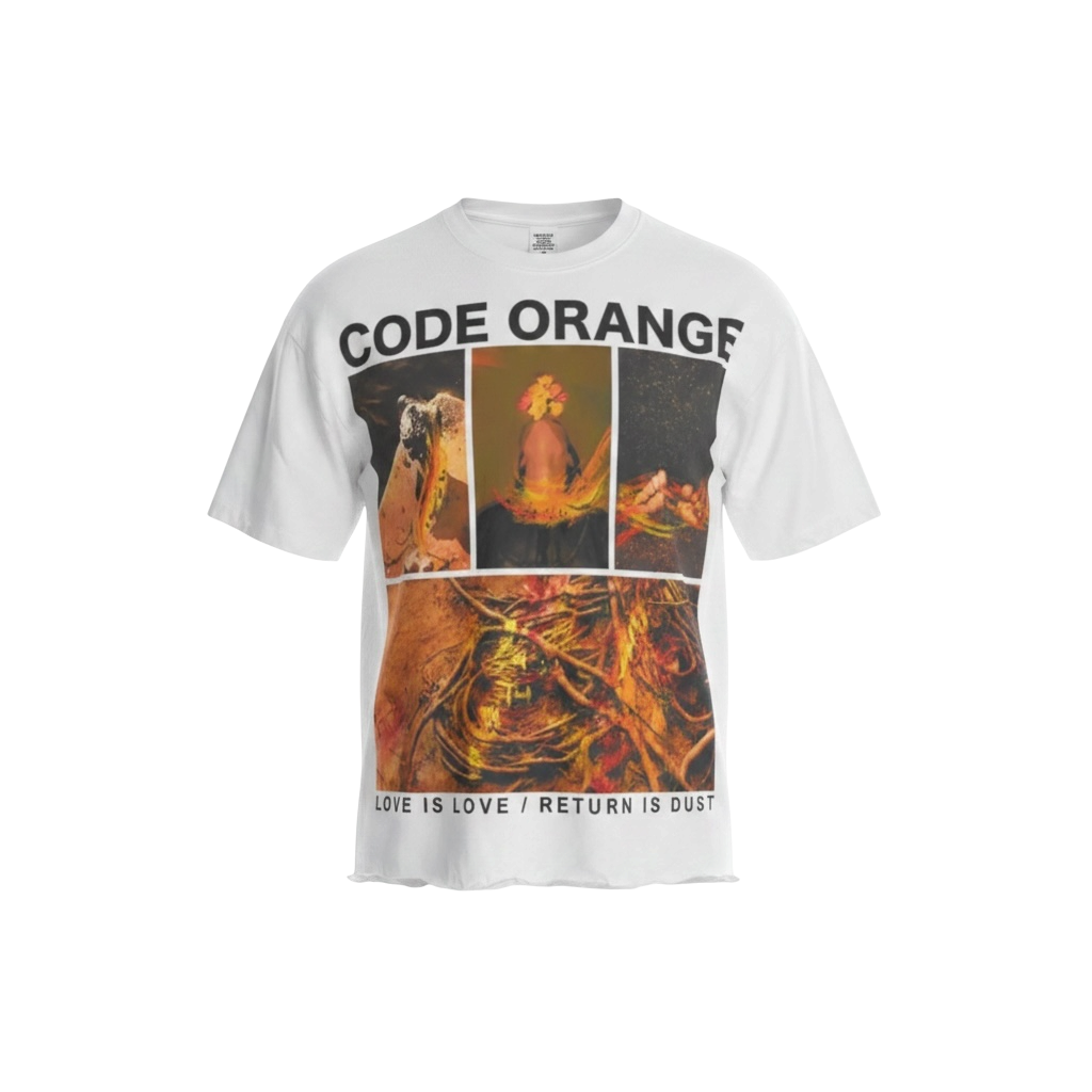 275GSM Men’s Raw-Edge Pigment-Wash T-shirt