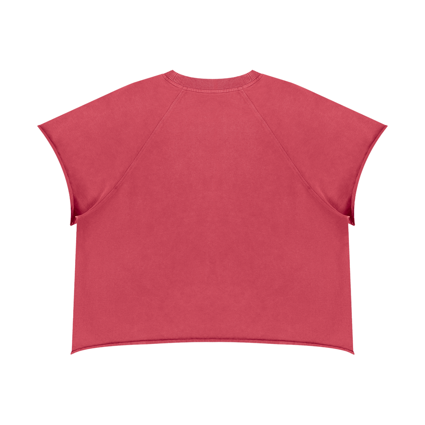Unisex Vintage Wash Raw Edge T-Shirt