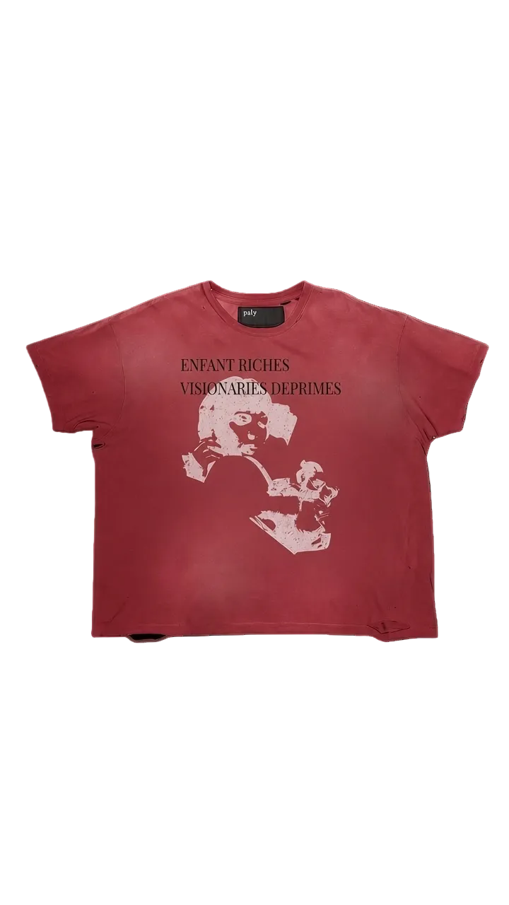 Mineral Wash Boxy Cotton T-Shirt