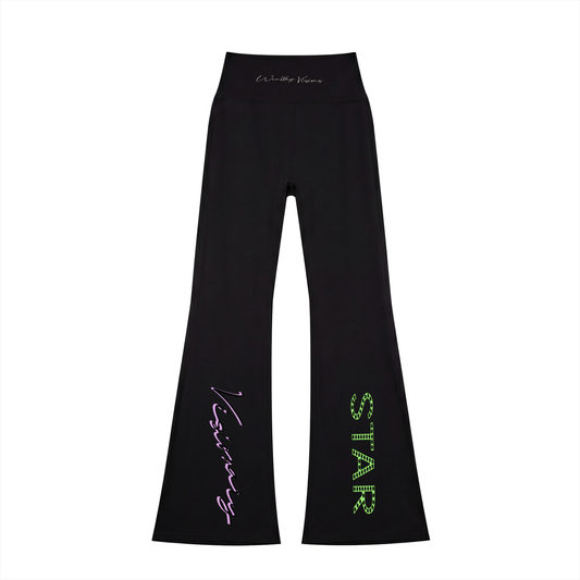 Women's High-Waisted Flare Leggings