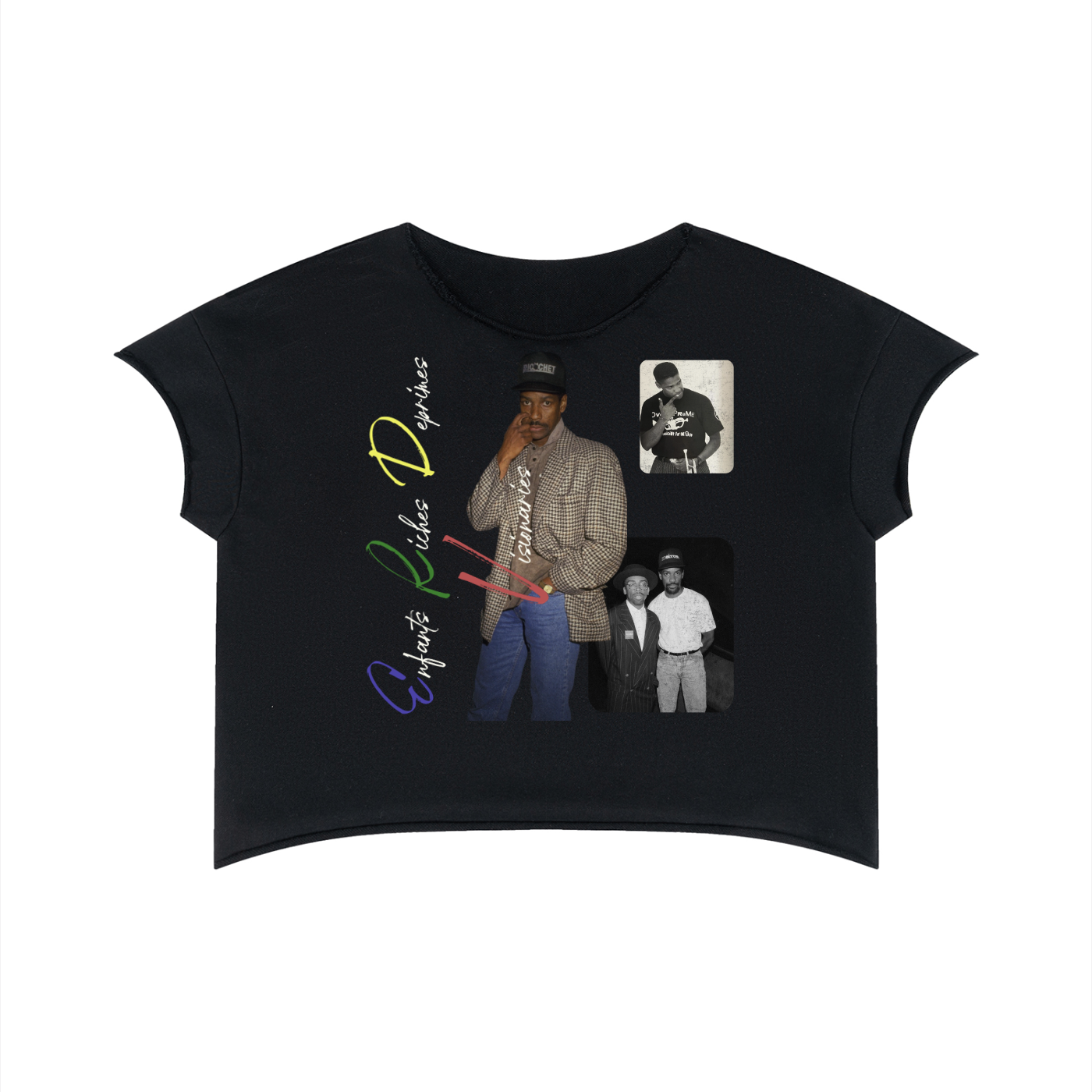 Unisex Heavyweight Boxy Raw Edge T-Shirt