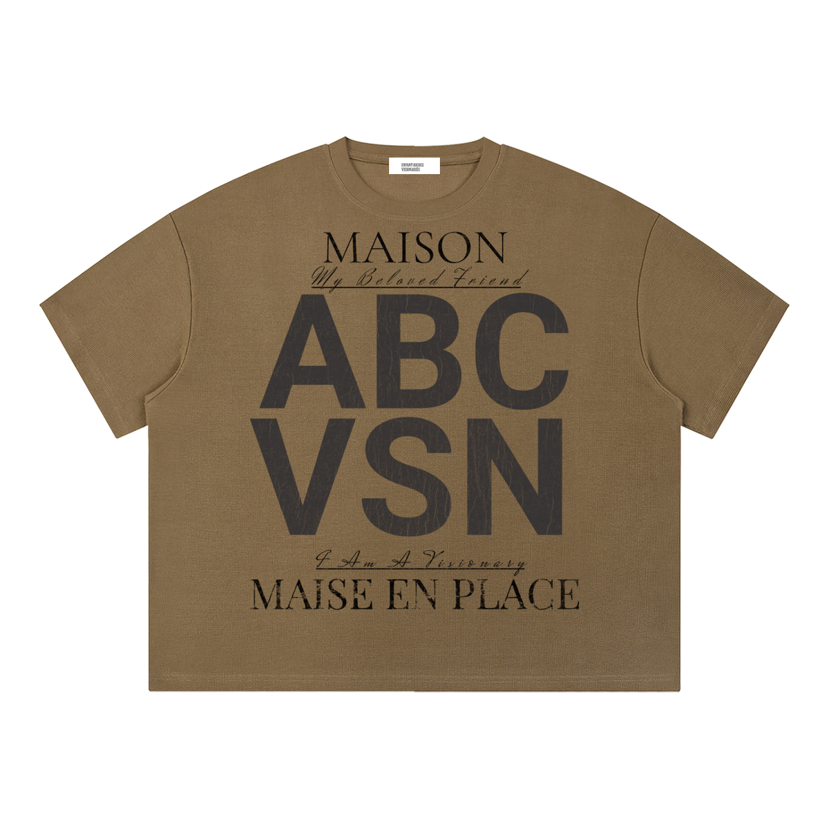 Unisex Waffle Boxy T-Shirt