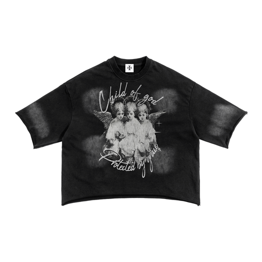 Sunfade French Terry Raw Edge T-Shirt