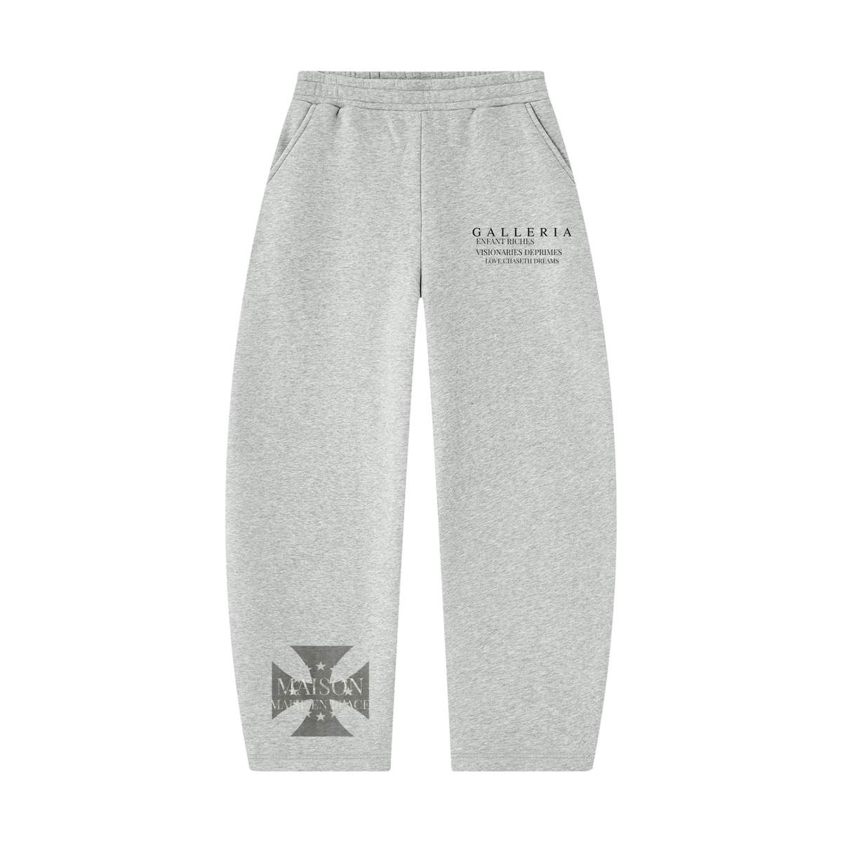Unisex Barrel Leg Sweatpants