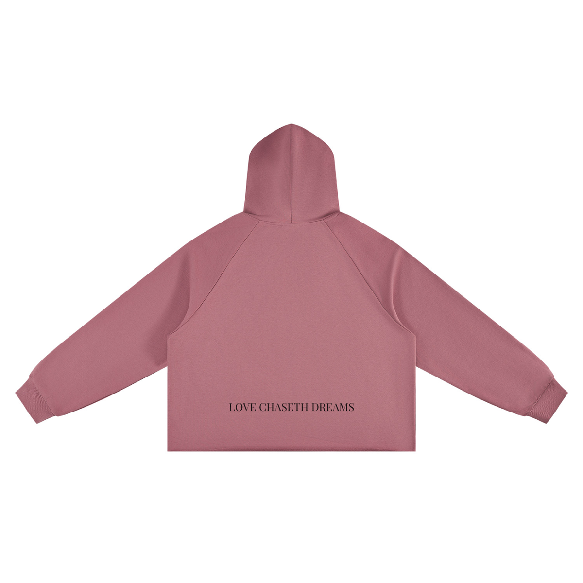Unisex Vintage Wash Raw Edge Boxy Hoodie