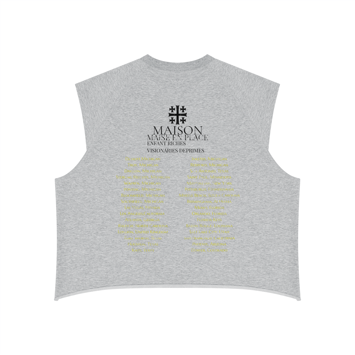 Men’s Boxy Raw Hem Tank Top
