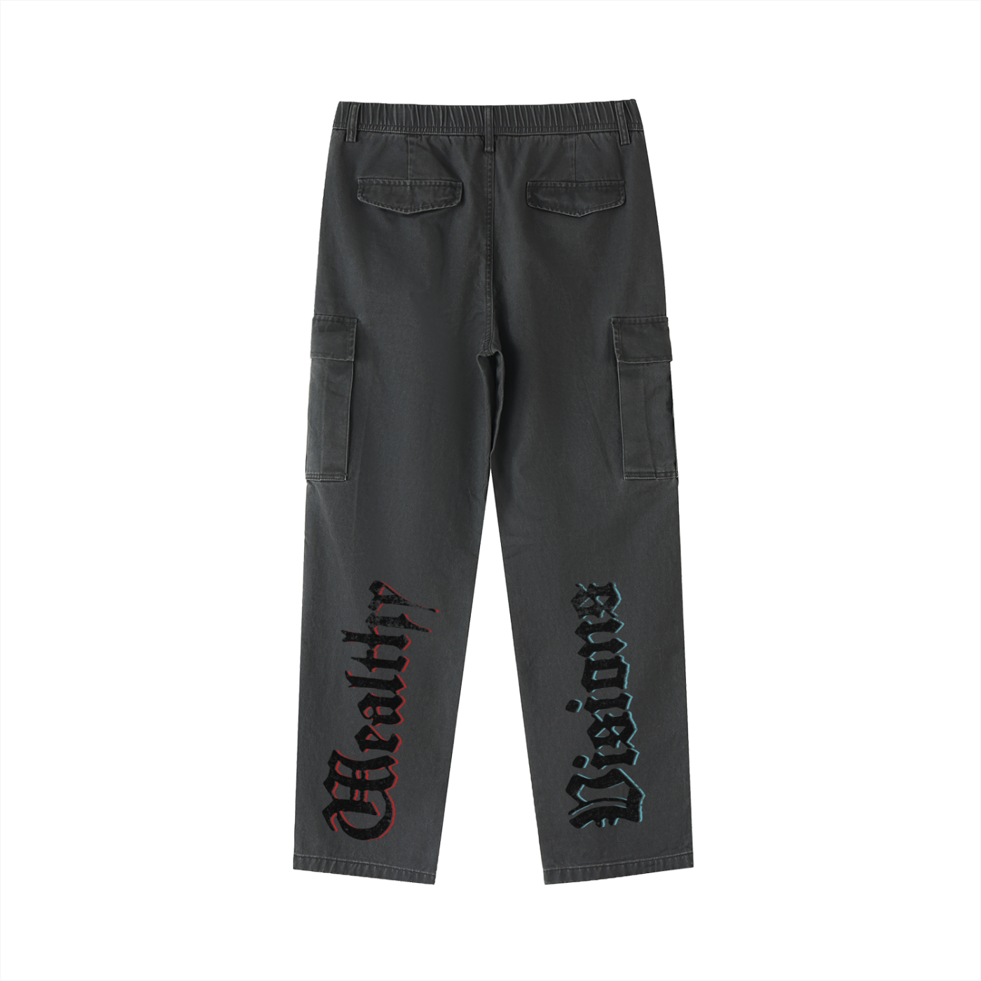 Cotton Elastic-Waist Cargo Pants