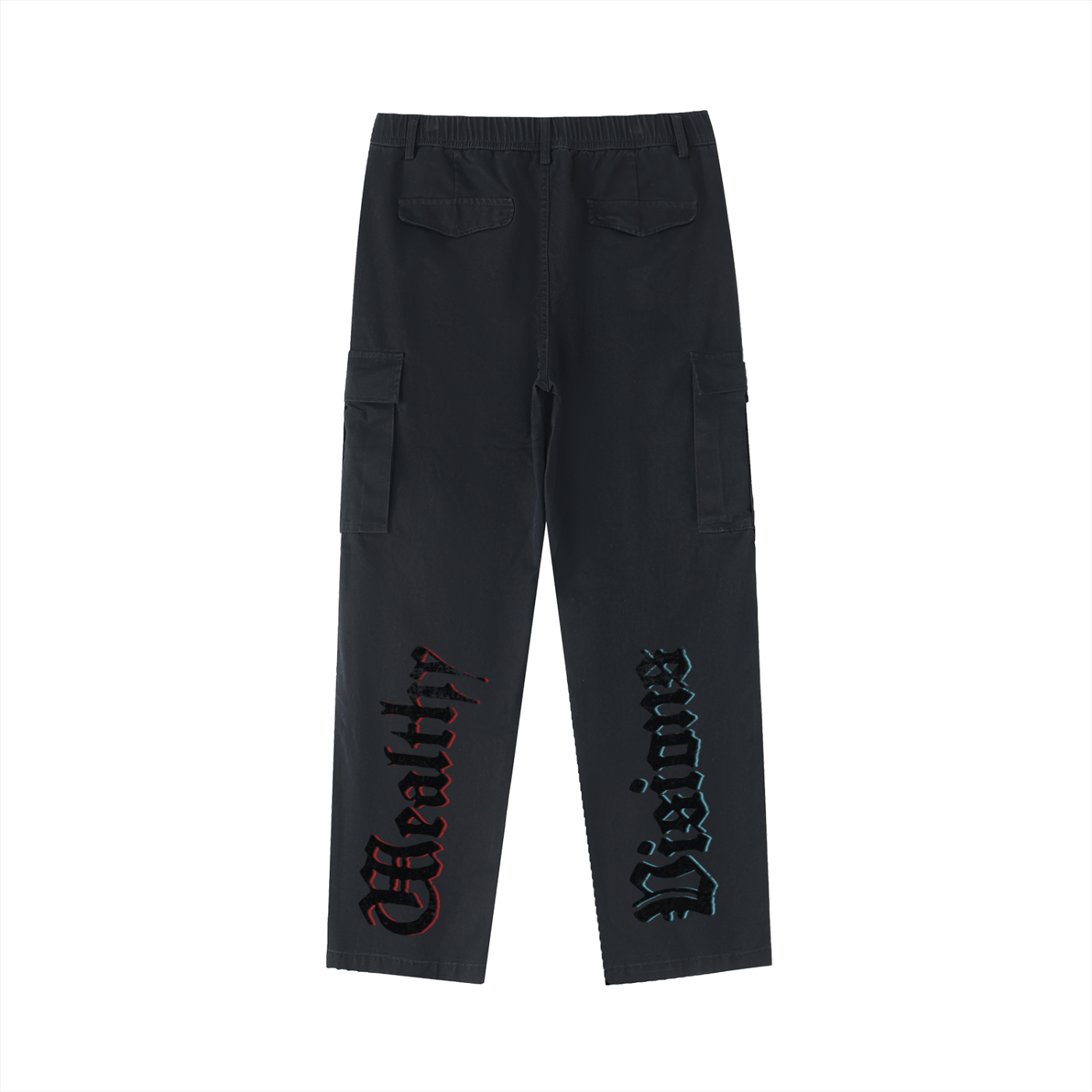 Cotton Elastic-Waist Cargo Pants