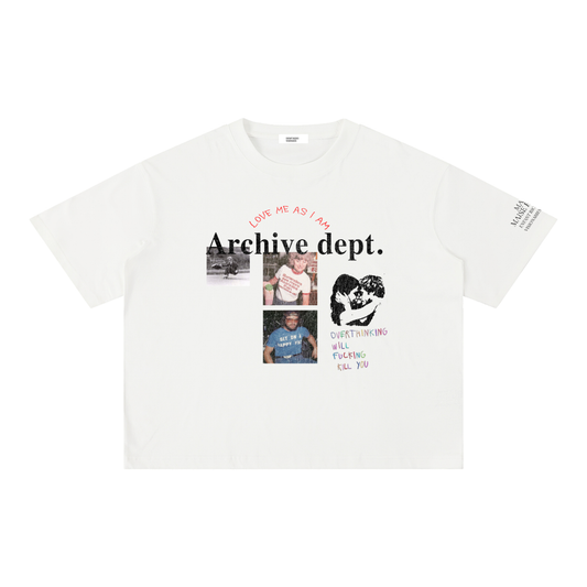 Mineral Wash Boxy Cotton T-Shirt