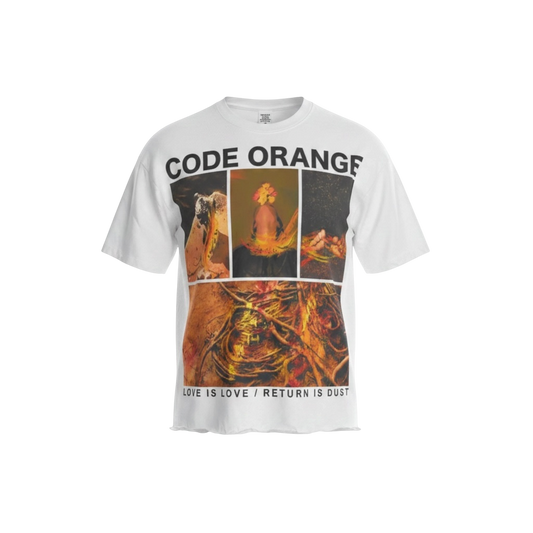 275GSM Men’s Raw-Edge Pigment-Wash T-shirt