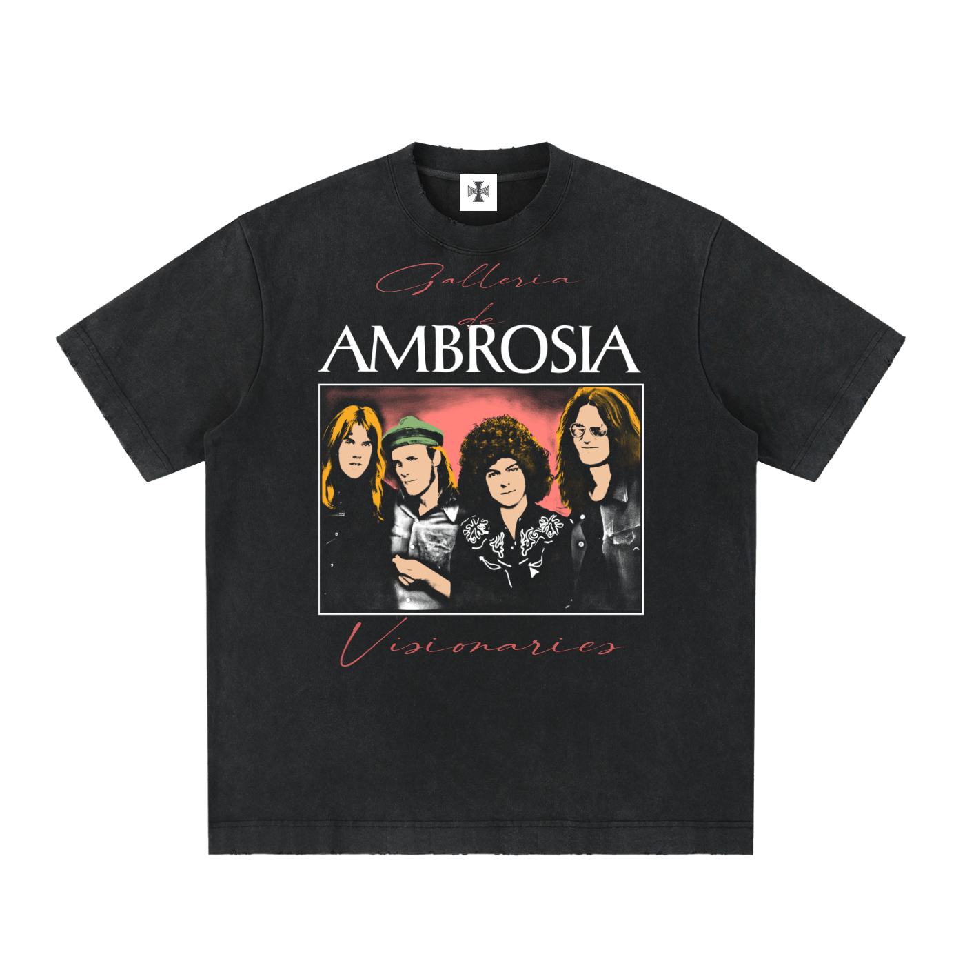 Heavyweight Vintage Washed Frayed T-Shirt