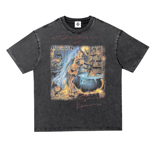 Snow Washed Heavyweight Oversize T-Shirt