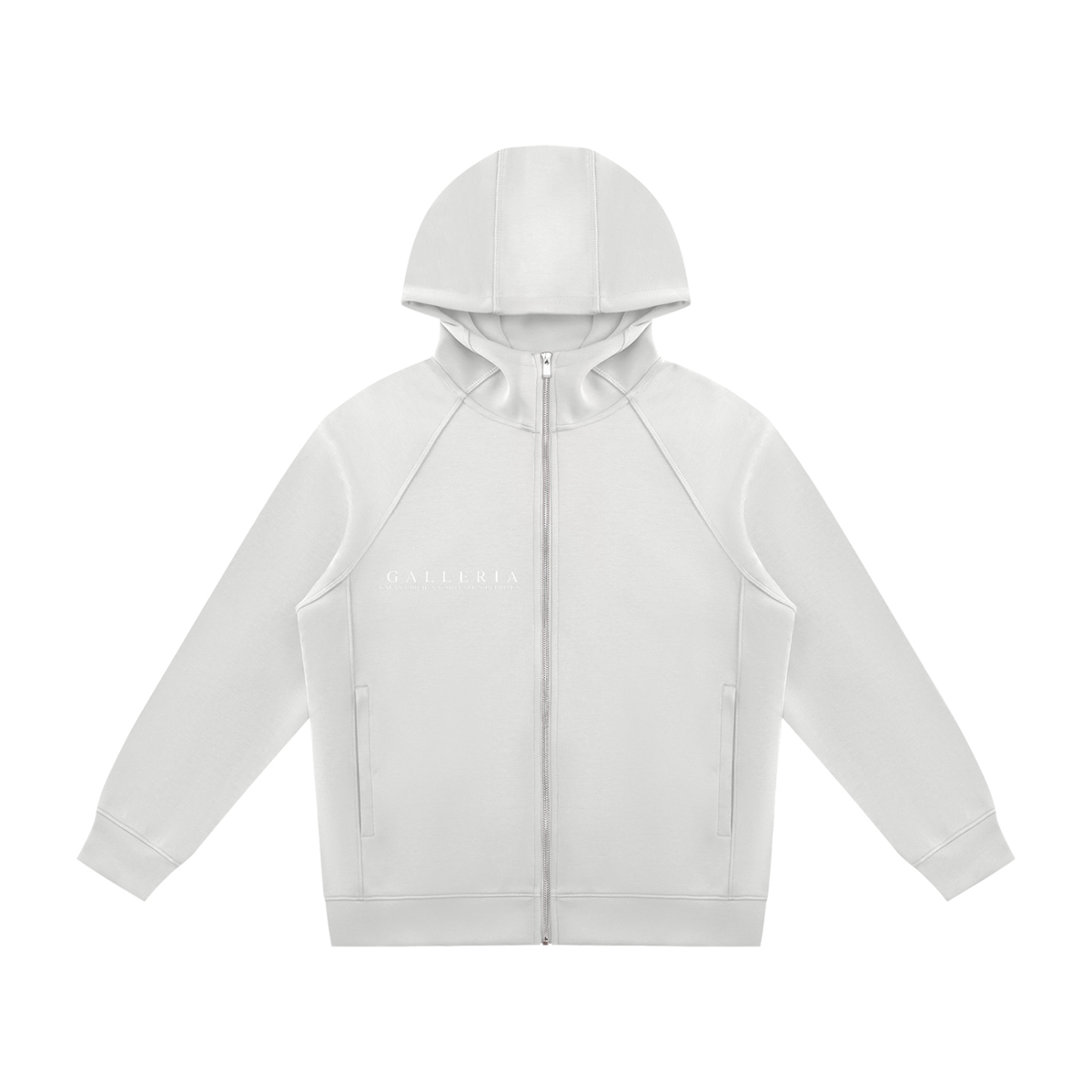 Unisex Raglan Full Zip Hoodie