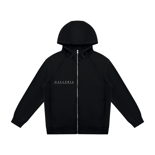 Unisex Raglan Full Zip Hoodie