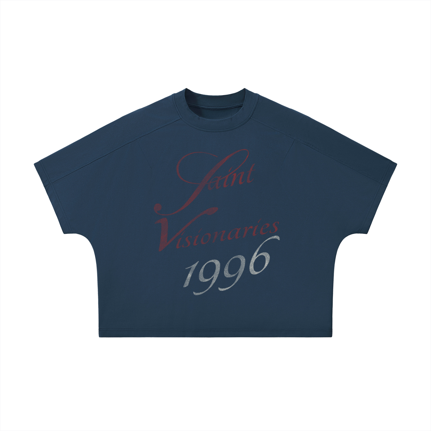 Unisex Boxy Tonal Paneling T-Shirt