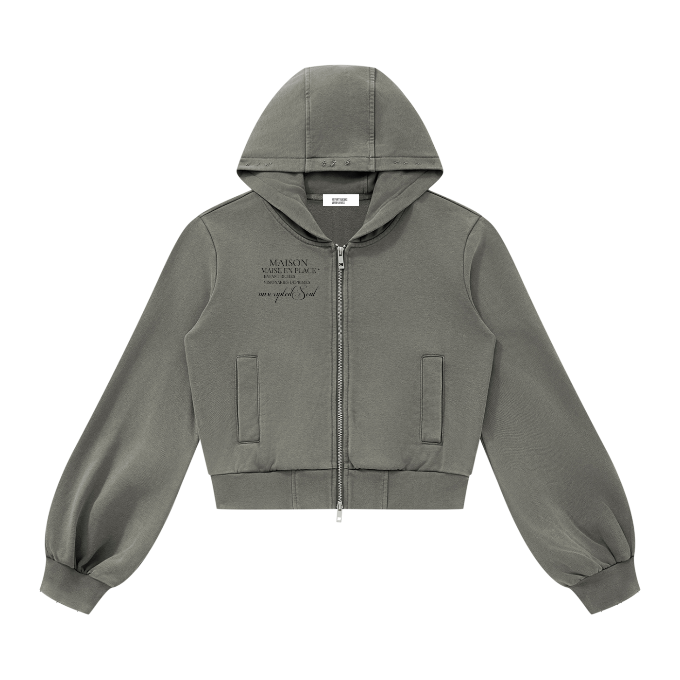 Women’s Vintage Wash Full Zip Hoodie