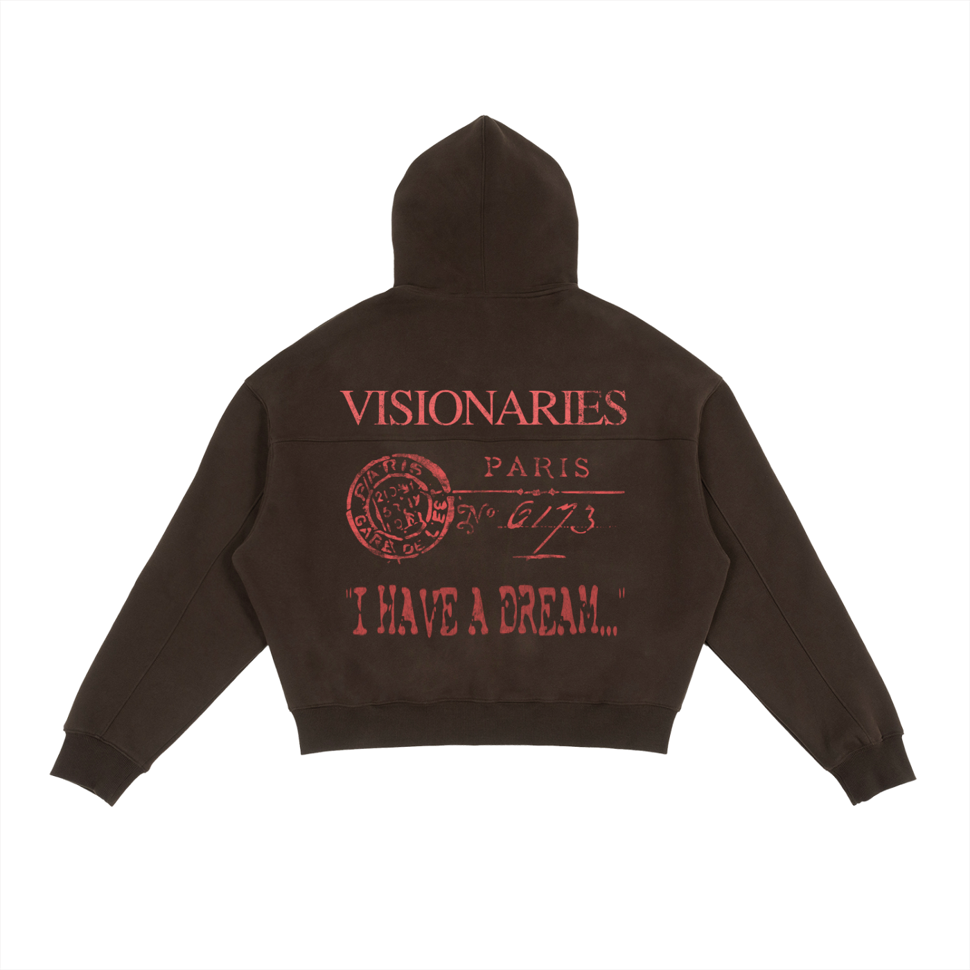 Fleece Zip-Up Boxy Hoodie