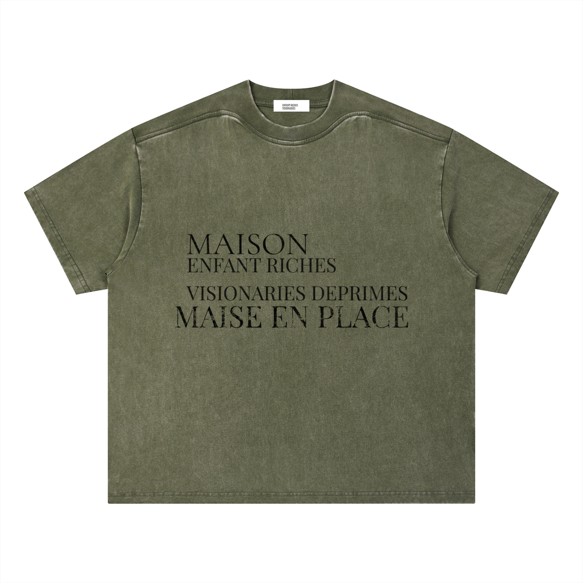 Unisex Vintage Wash Boxy T-Shirt