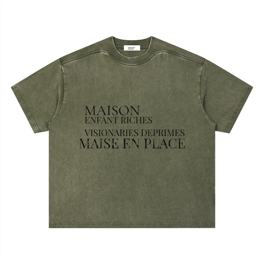 Unisex Vintage Wash Boxy T-Shirt
