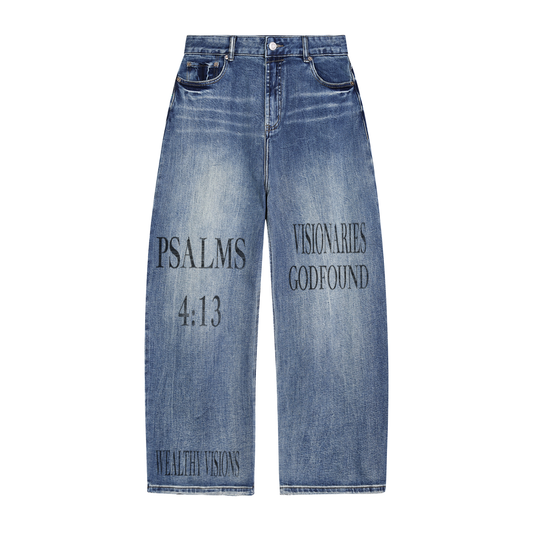 Sun Fade Heavyweight Denim Jeans