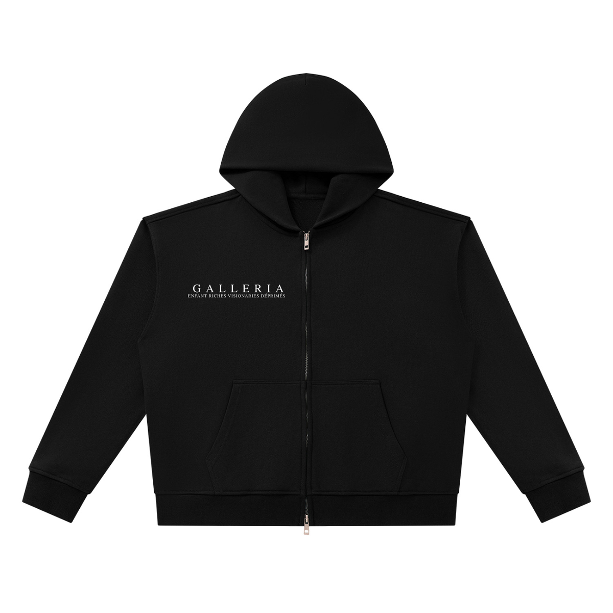 Unisex Heavyweight Full Zip Boxy Hoodie