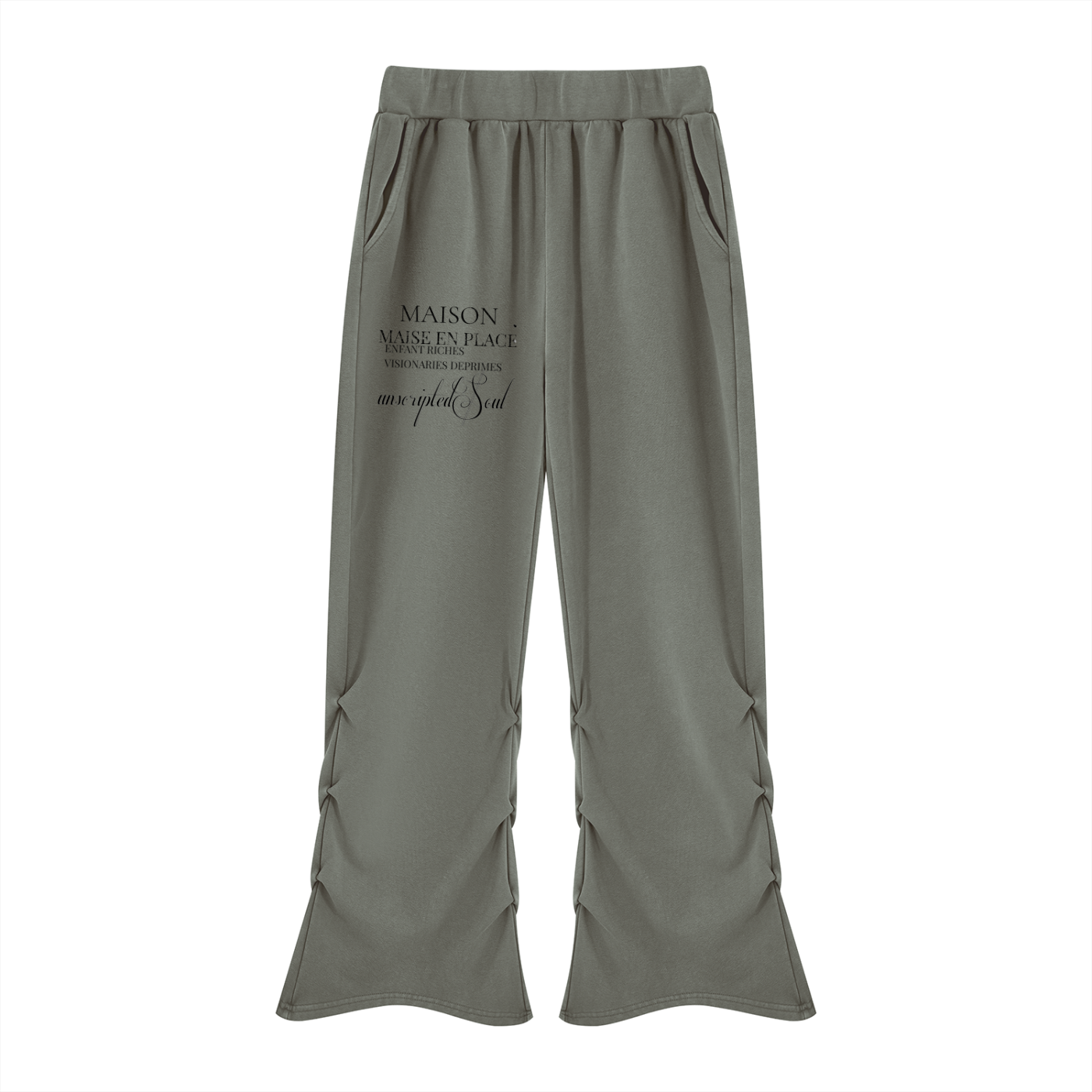 Women’s Vintage Wash Ruched Sweatpants