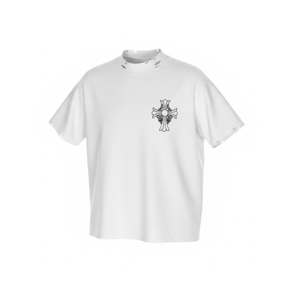 BALLBREAKER WORLD TOUR 275GSM Men’s Raw-Edge Pigment-Wash T-shirt