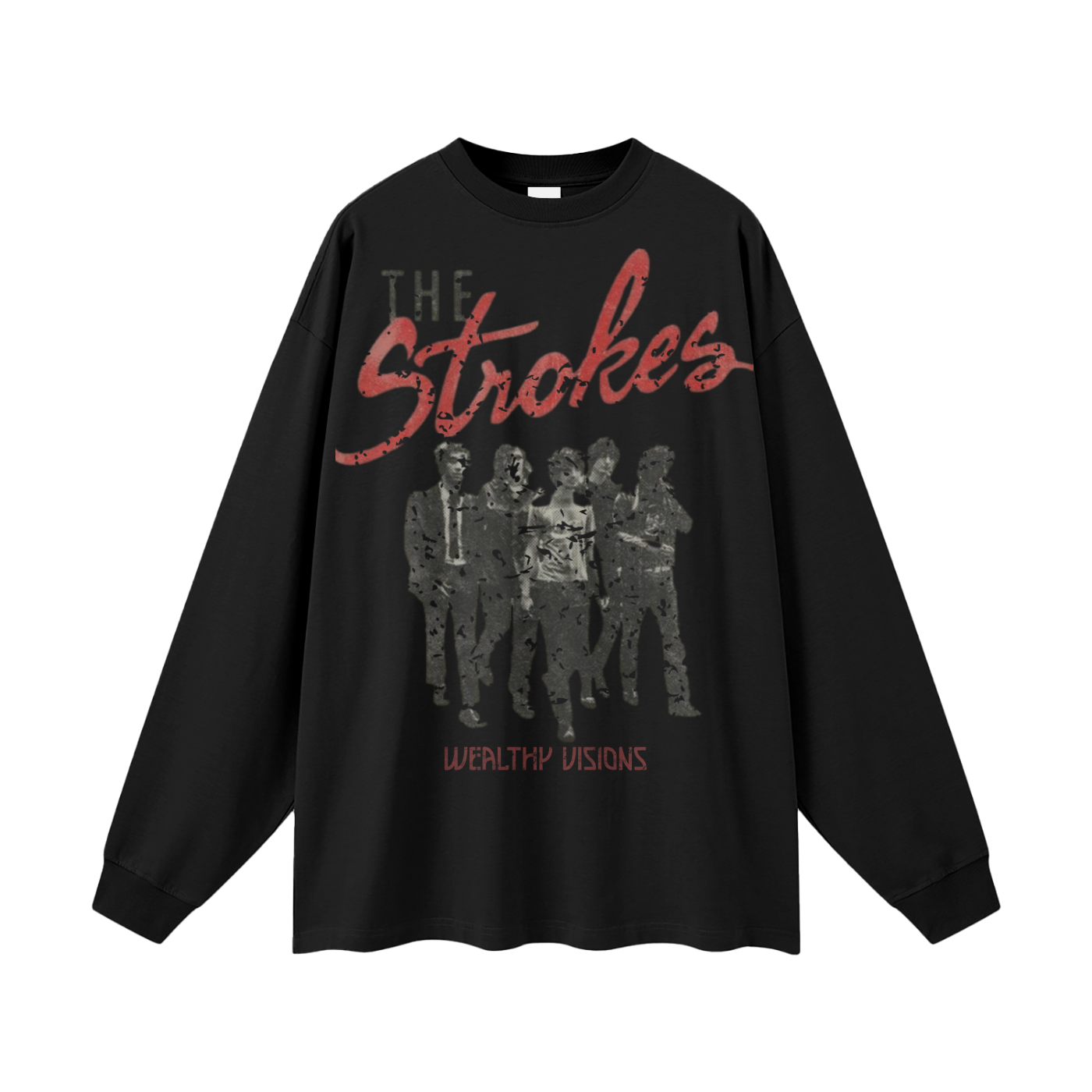 Streetwear Unisex Cotton Long Sleeve Tee