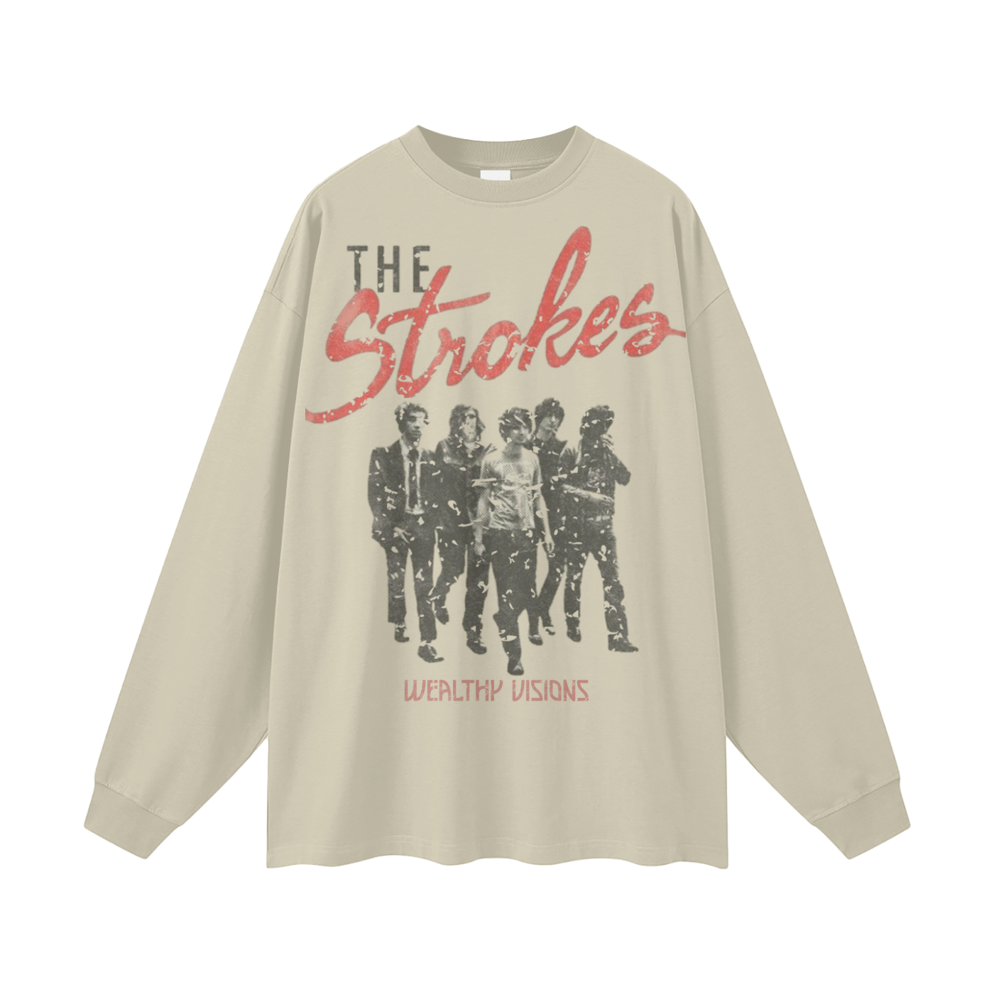 Streetwear Unisex Cotton Long Sleeve Tee