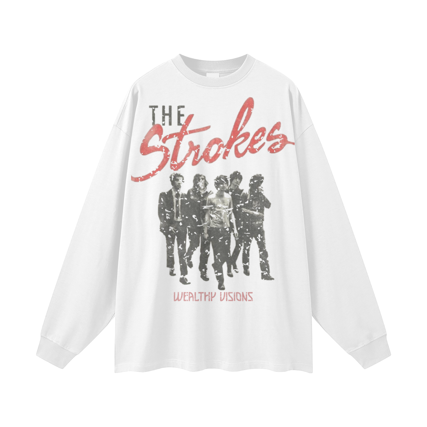 Streetwear Unisex Cotton Long Sleeve Tee