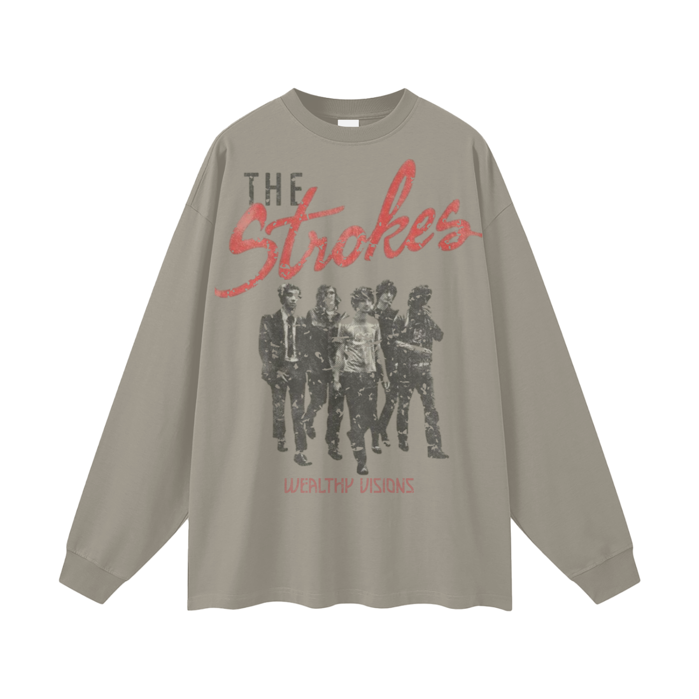 Streetwear Unisex Cotton Long Sleeve Tee