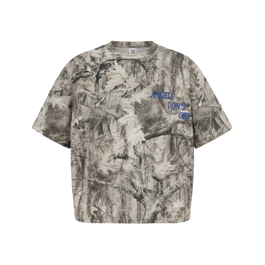 240GSM Unisex Loose-Fit Camouflage T-shirt