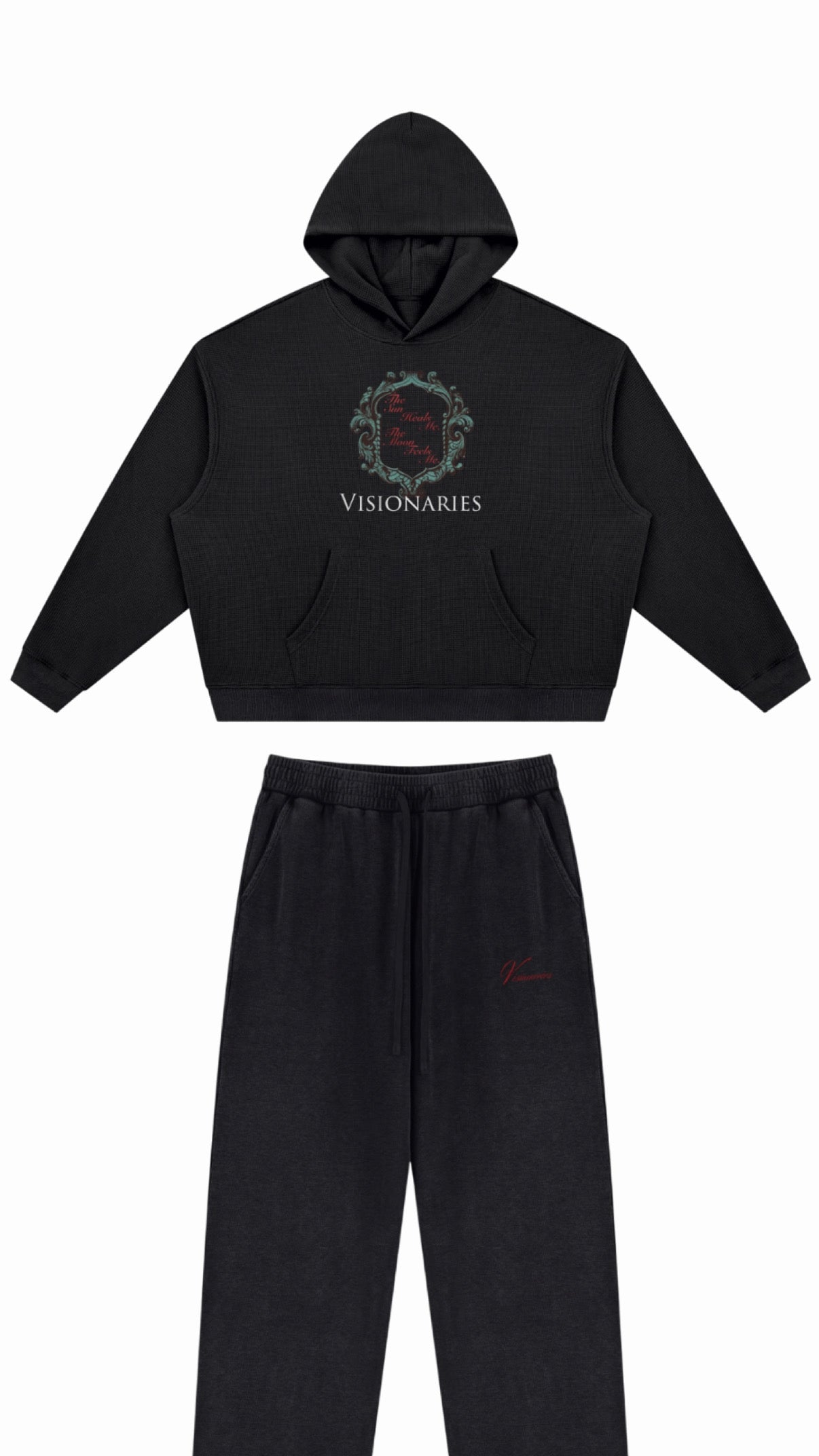 Unisex Mineral Wash Waffle Sweatpants