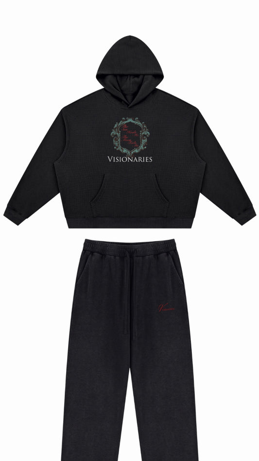 Unisex Mineral Wash Waffle Sweatpants