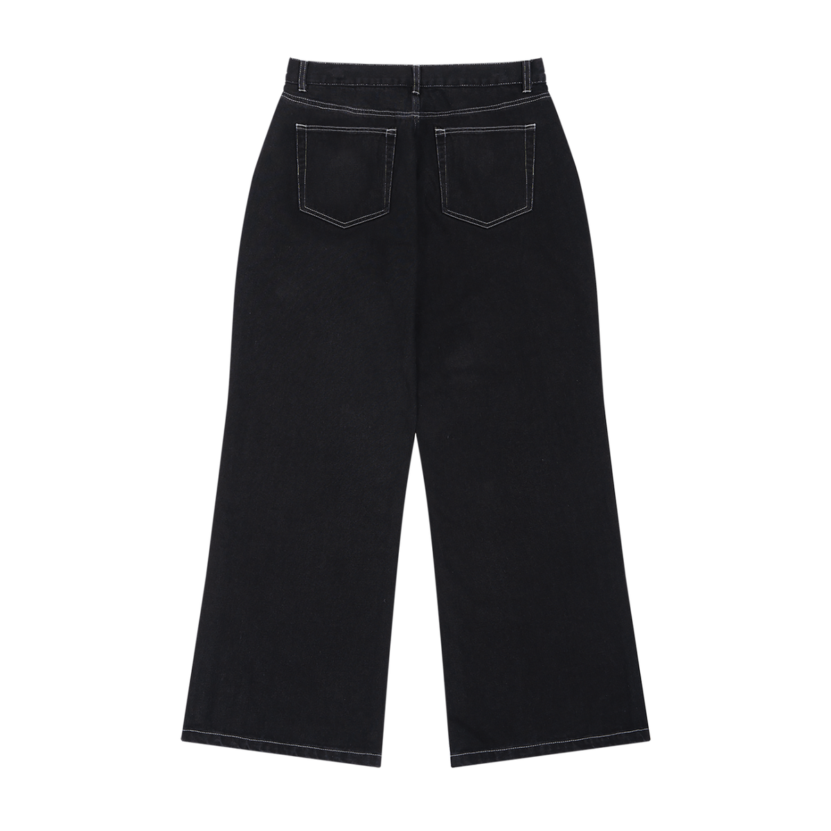 Men's Straight Leg Raw Denim Jeans