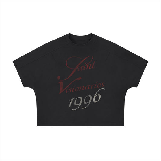 Unisex Boxy Tonal Paneling T-Shirt