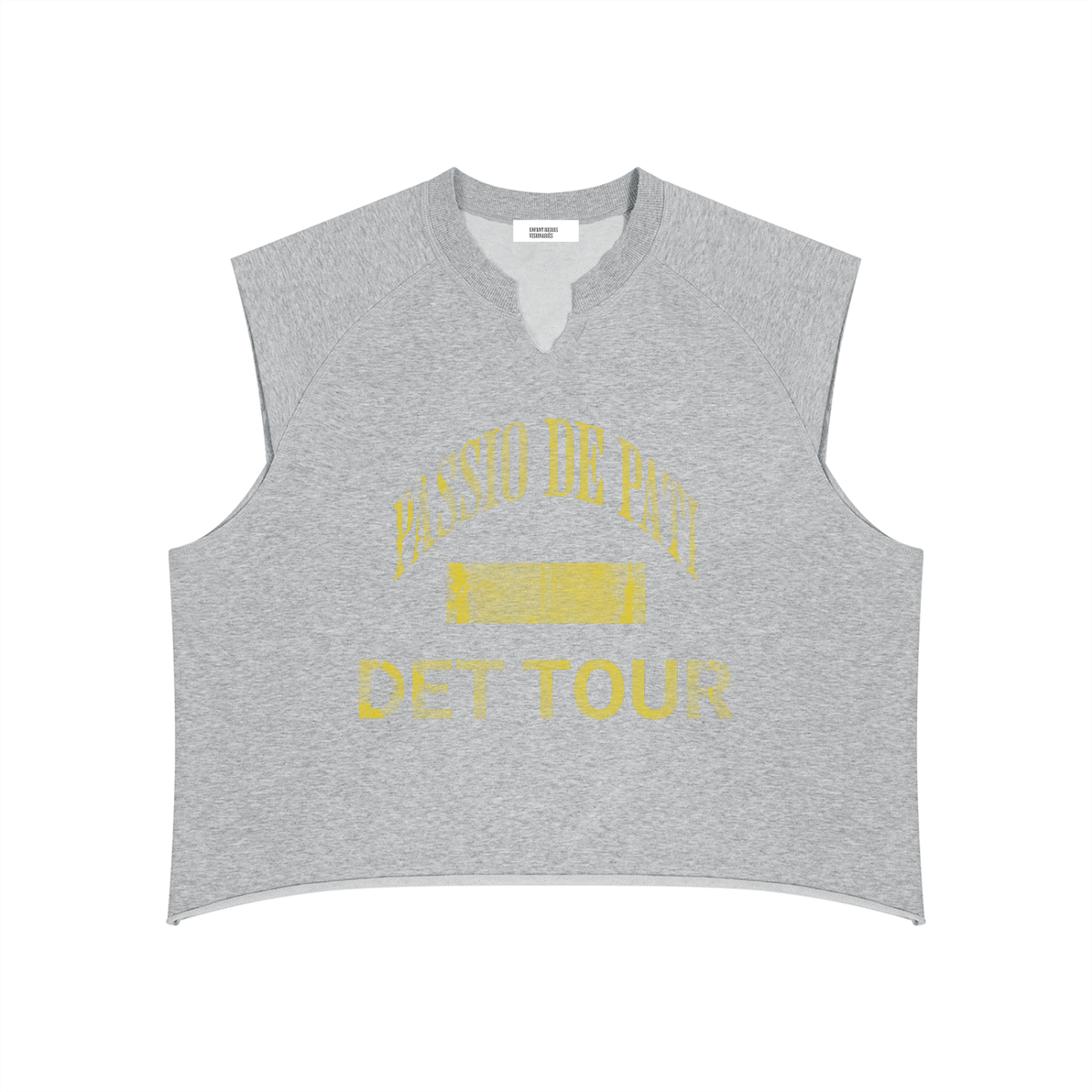 Men’s Boxy Raw Hem Tank Top