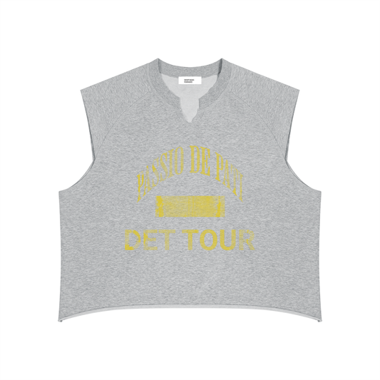 Men’s Boxy Raw Hem Tank Top