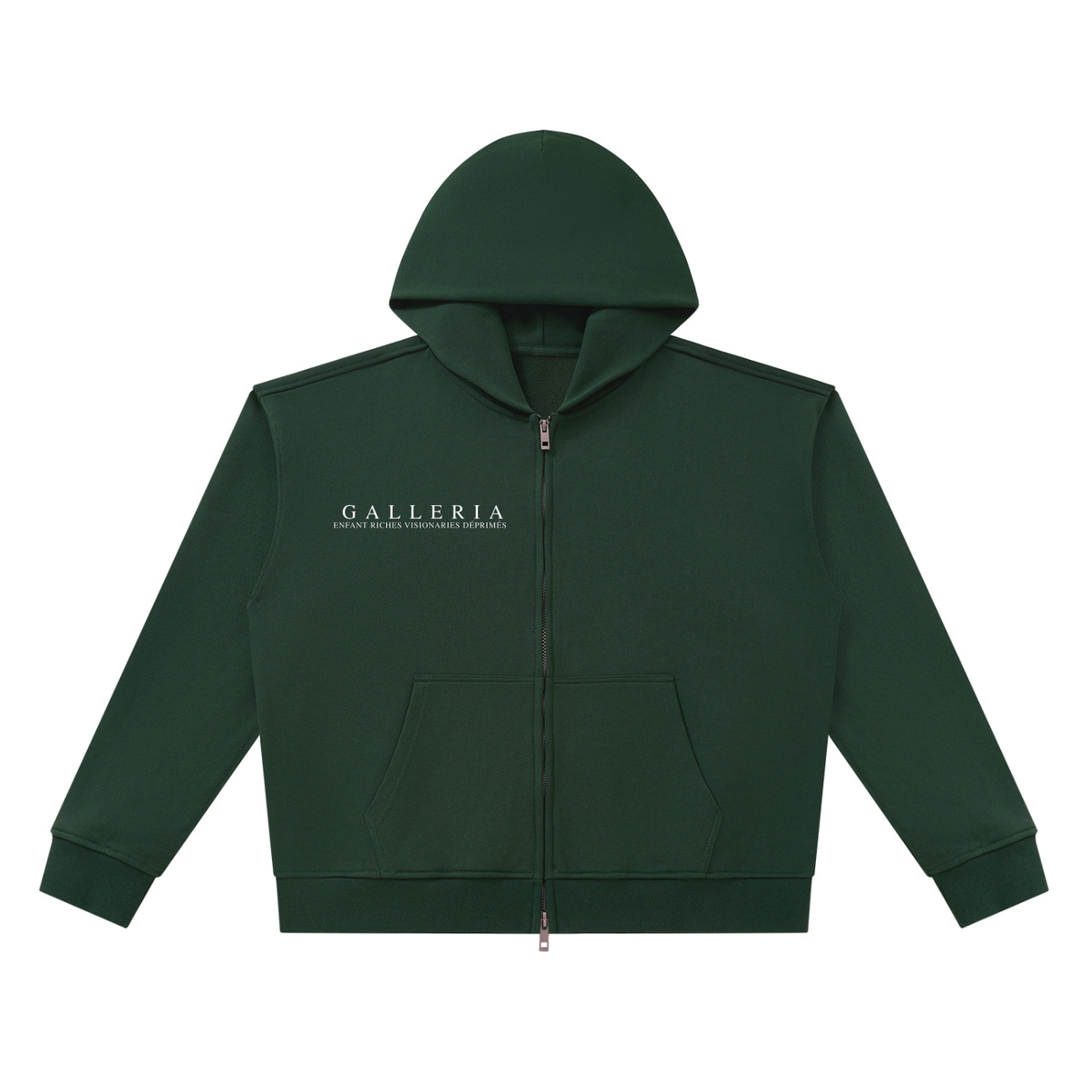 Unisex Heavyweight Full Zip Boxy Hoodie