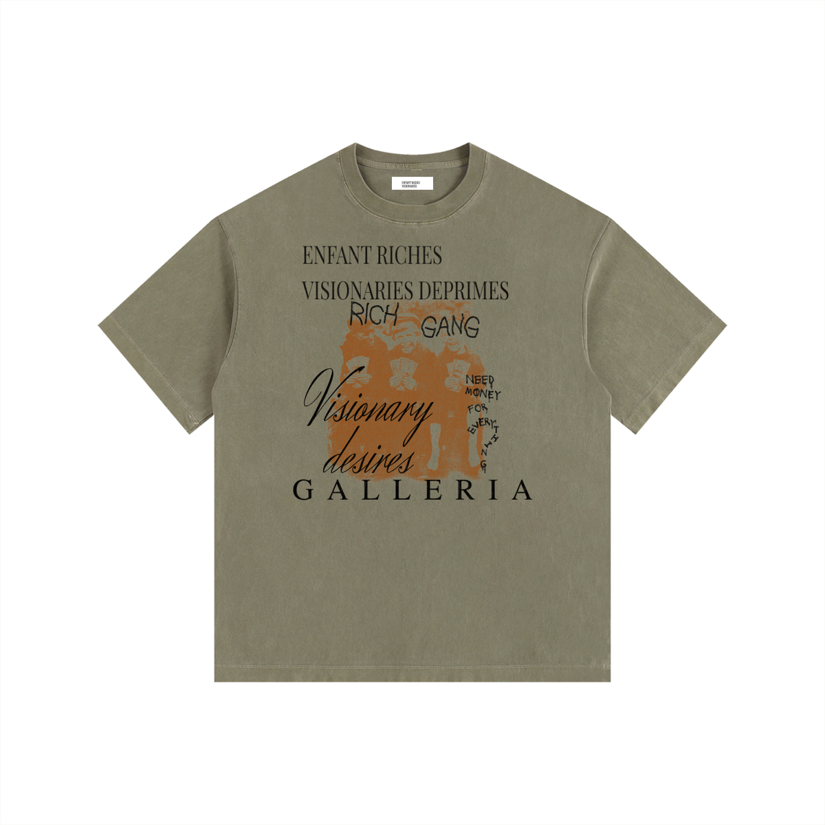 Vintage Washed Oversized Cotton T-Shirt