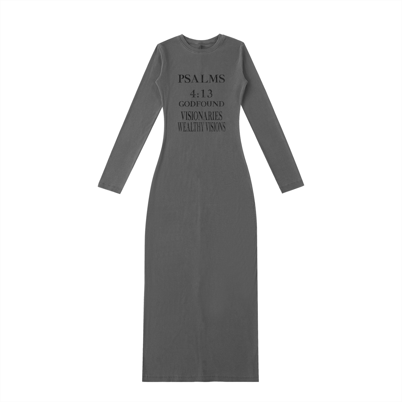 Dyed Washed Slit Maxi Dress