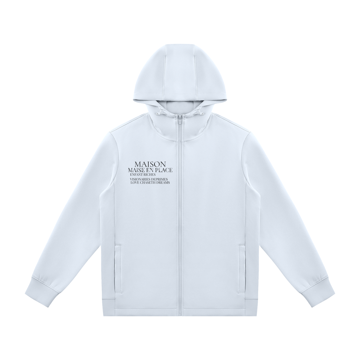 Unisex Regular Fit Full Zip Hoodie