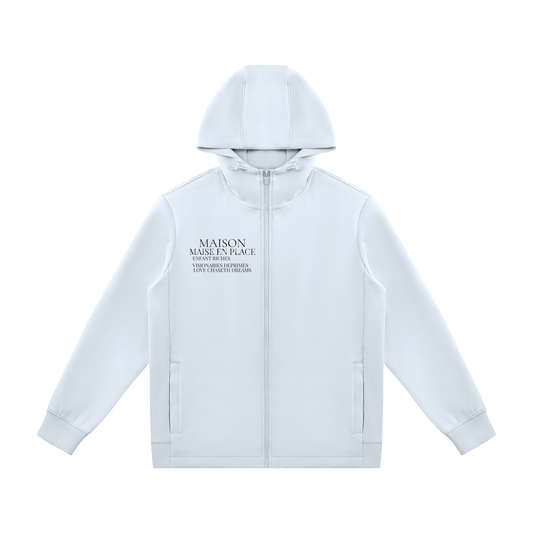 Unisex Regular Fit Full Zip Hoodie