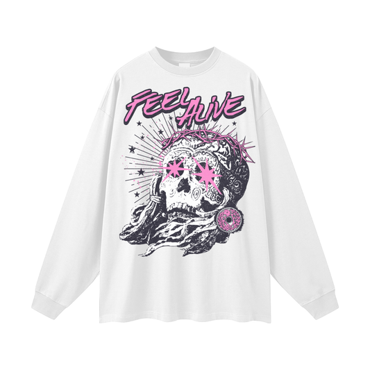 Oversized Unisex Long Sleeve T-Shirt