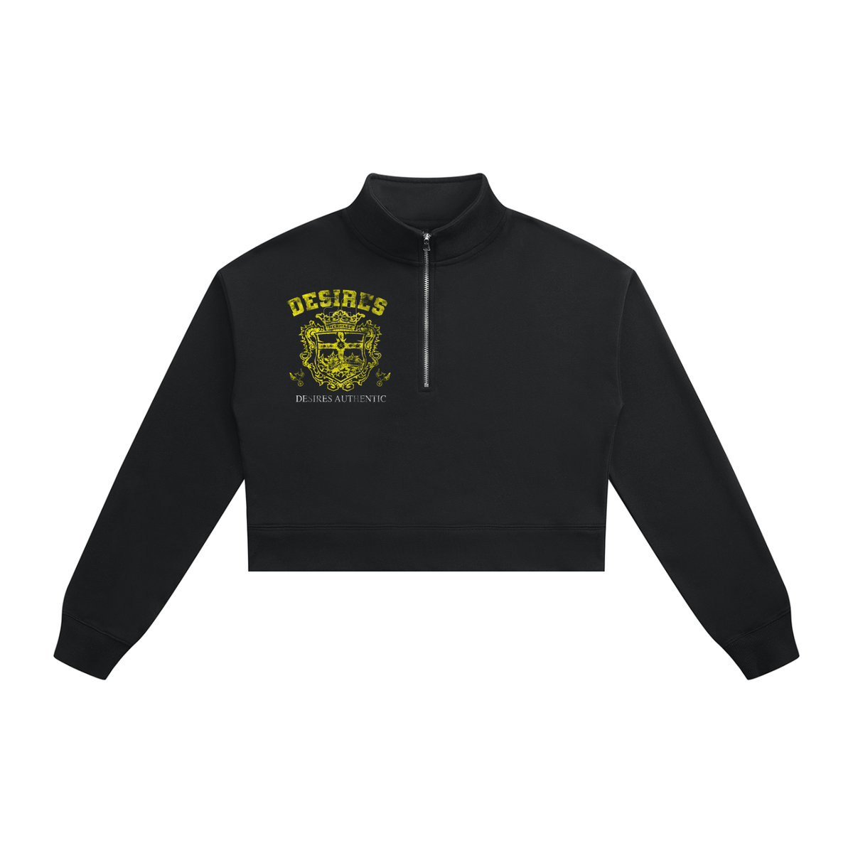 Women's Crop Quarter-Zip Sweatshirt