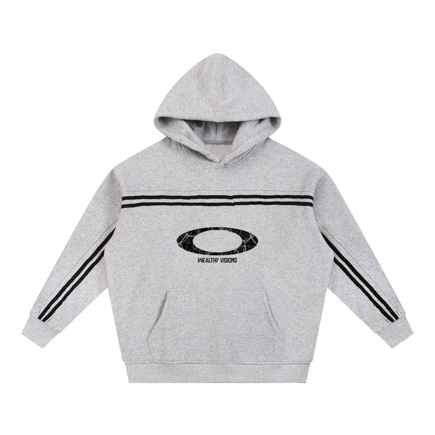 Sun Fade Contrast Tape Fleece Hoodie