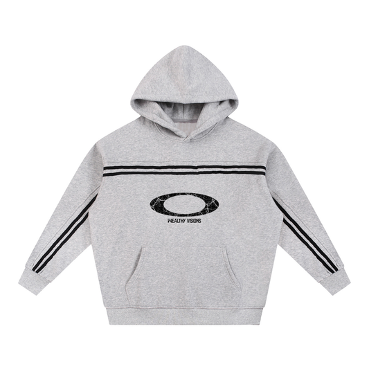Sun Fade Contrast Tape Fleece Hoodie